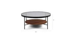 Vitri Walnut Coffee Table 11 Vitri Walnut Coffee Table -Article Shop image100174