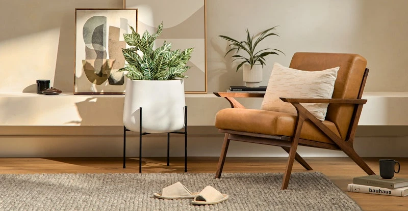 Tuva White Wide Indoor/Outdoor Planter Set 1 Tuva White Wide Indoor/Outdoor Planter Set