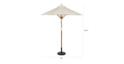 Maria Stripe Taupe Umbrella 11 Maria Stripe Taupe Umbrella -Article Shop image101424