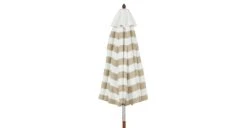 Maria Stripe Taupe Umbrella 8 Maria Stripe Taupe Umbrella -Article Shop image101428