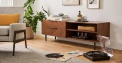 Nera Walnut 63" Media Unit