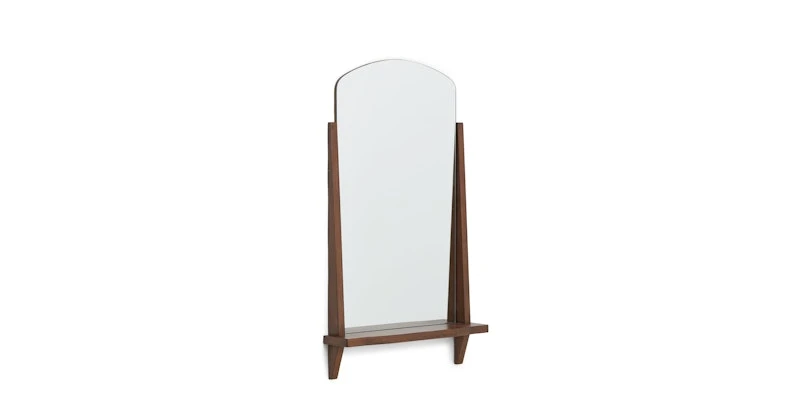 Luras Walnut Wall Mirror 1 Luras Walnut Wall Mirror