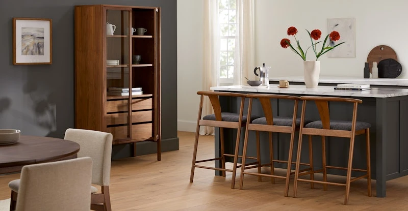 Mysen Walnut 70" Cabinet 2 Mysen Walnut 70" Cabinet - Image 2