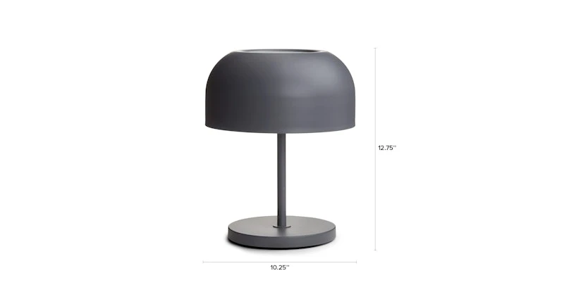 Oslo Charcoal Table Lamp 10 Oslo Charcoal Table Lamp - Image 10