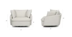 Leigh Silver Ivory Swivel Chair 17 Leigh Silver Ivory Swivel Chair -Article Shop image103454