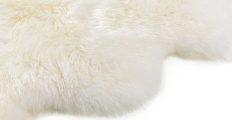 Lanna Ivory Sheepskin Throw 2 X 6 2 Lanna Ivory Sheepskin Throw 2 X 6 - Image 2