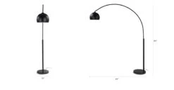 Crescent Black Floor Lamp 17 Crescent Black Floor Lamp -Article Shop image30051