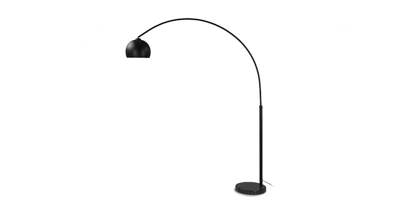 Crescent Black Floor Lamp 3 Crescent Black Floor Lamp - Image 3