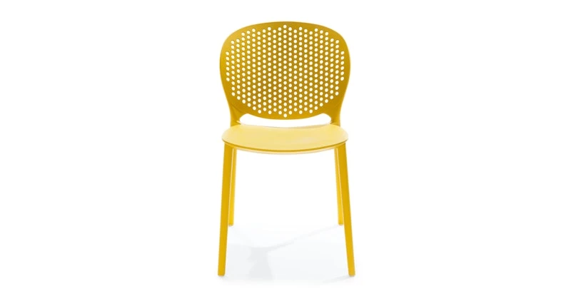 Dot Sun Yellow Dining Chair 2 Dot Sun Yellow Dining Chair - Image 2