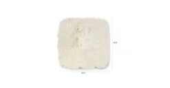 Lanna Ivory Sheepskin Seat Pad Set 13 Lanna Ivory Sheepskin Seat Pad Set -Article Shop image35570