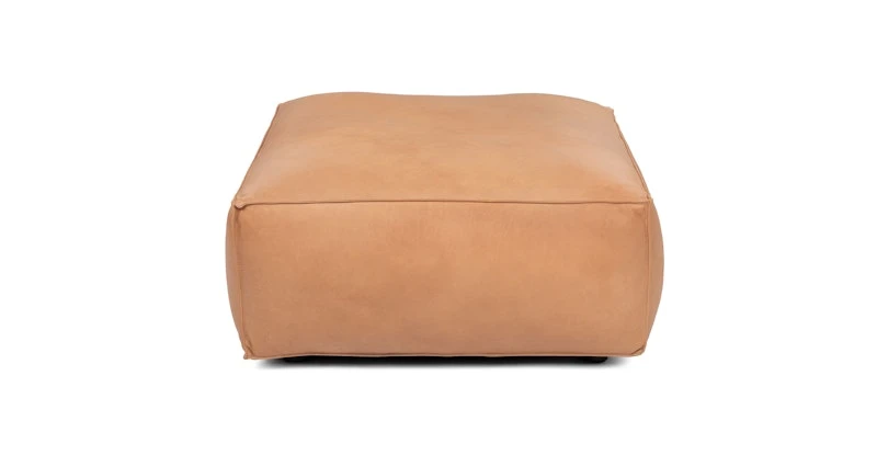 Solae Canyon Tan Ottoman 2 Solae Canyon Tan Ottoman - Image 2