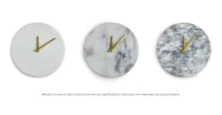 Maris White Marble Clock 12 Maris White Marble Clock -Article Shop image46035