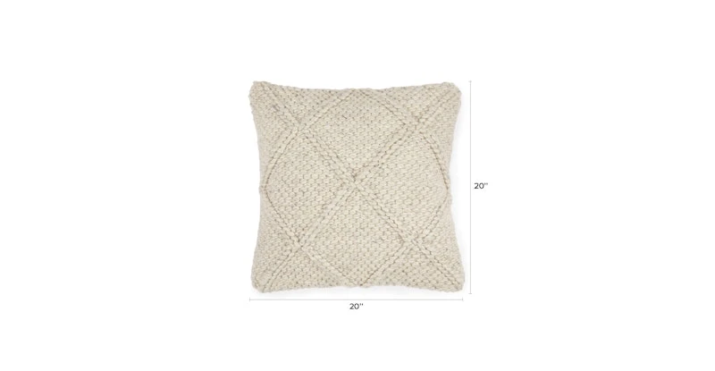 Criss Natural Ivory Pillow 8 Criss Natural Ivory Pillow - Image 8