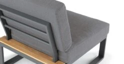 Kezia Whale Gray Armless Chair Module -Article Shop image52887