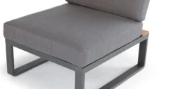 Kezia Whale Gray Armless Chair Module -Article Shop image52890