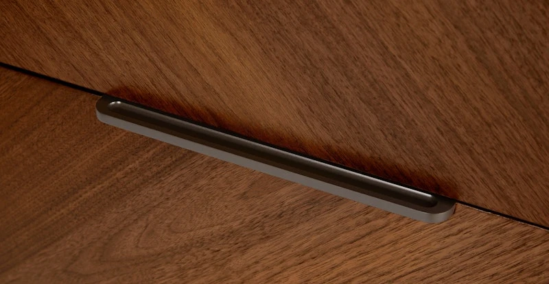 Nera Walnut 5-Drawer Chest 8 Nera Walnut 5-Drawer Chest - Image 8