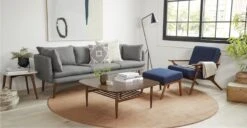 Vena Walnut Square Side Table