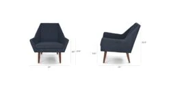 Angle Denim Blue Chair 21 Angle Denim Blue Chair -Article Shop image60953