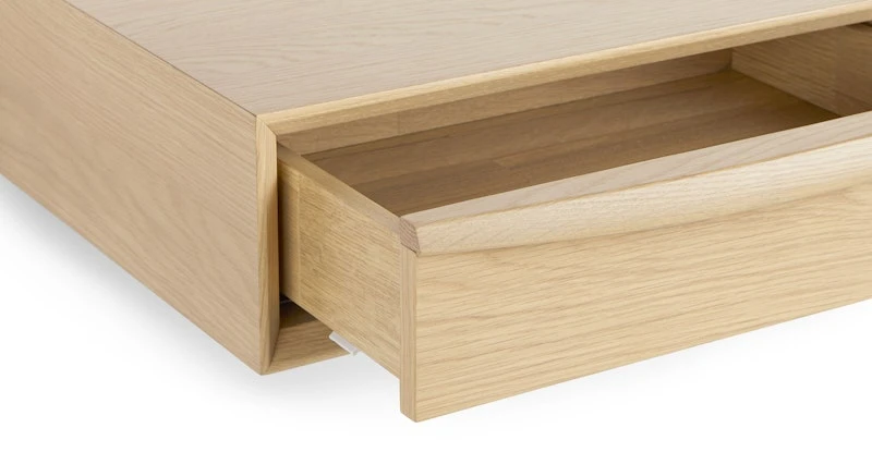 Lenia White Oak Floating Nightstand 6 Lenia White Oak Floating Nightstand - Image 6