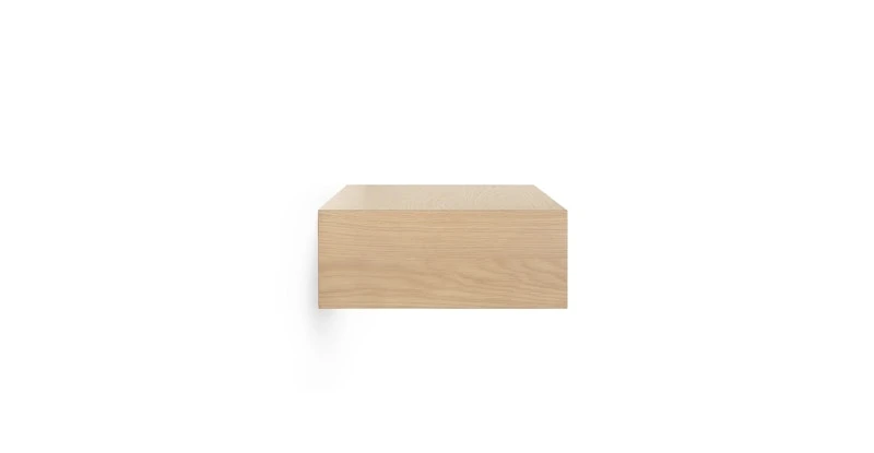 Lenia White Oak Floating Nightstand 4 Lenia White Oak Floating Nightstand - Image 4