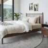 Lenia Walnut Queen Bed