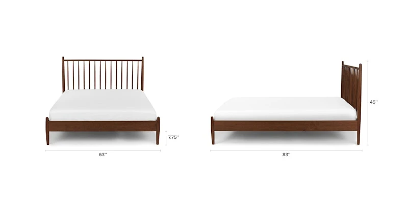 Lenia Walnut Queen Bed 14 Lenia Walnut Queen Bed - Image 14