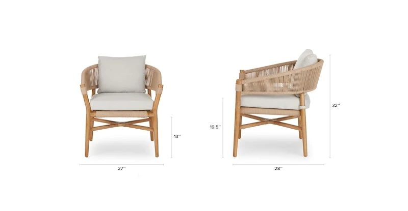 Makali Lily White Lounge Chair 10 Makali Lily White Lounge Chair - Image 10