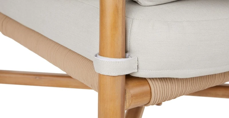 Makali Lily White Lounge Chair 7 Makali Lily White Lounge Chair - Image 7