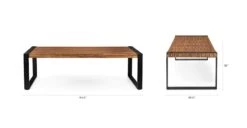 Lubek Tuscan Brown Dining Table For 8 17 Lubek Tuscan Brown Dining Table For 8 -Article Shop image64371