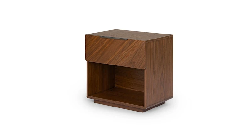 Nera Walnut 1-Drawer Nightstand 4 Nera Walnut 1-Drawer Nightstand - Image 4