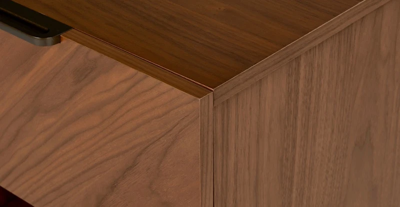 Nera Walnut 1-Drawer Nightstand 9 Nera Walnut 1-Drawer Nightstand - Image 9