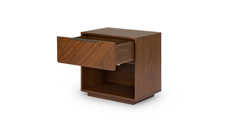 Nera Walnut 1-Drawer Nightstand 5 Nera Walnut 1-Drawer Nightstand - Image 5