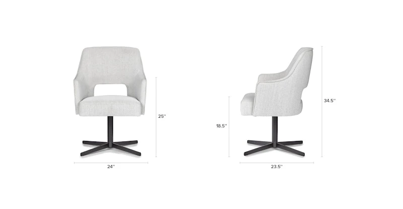 Eliseno Drizzle Gray Office Chair 11 Eliseno Drizzle Gray Office Chair - Image 11