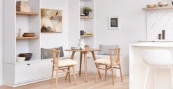 Lanna Ivory Sheepskin Seat Pad Set