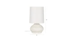 Rama White 21" Table Lamp 13 Rama White 21" Table Lamp -Article Shop image68489