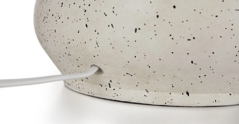 Rama White 21" Table Lamp 4 Rama White 21" Table Lamp - Image 4