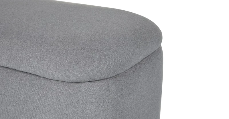 Maribo Stately Gray 48" Storage Ottoman 9 Maribo Stately Gray 48" Storage Ottoman - Image 9