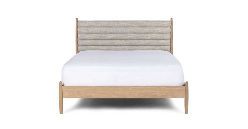 Lenia Rain Cloud Gray Oak Queen Bed 3 Lenia Rain Cloud Gray Oak Queen Bed - Image 3
