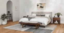 Sven Birch Ivory King Bed