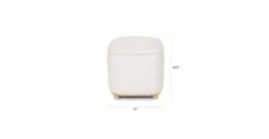 Maribo Ivory Bouclé 19" Storage Ottoman 21 Maribo Ivory Bouclé 19" Storage Ottoman -Article Shop image71164