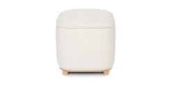Maribo Ivory Bouclé 19" Storage Ottoman 17 Maribo Ivory Bouclé 19" Storage Ottoman -Article Shop image71165