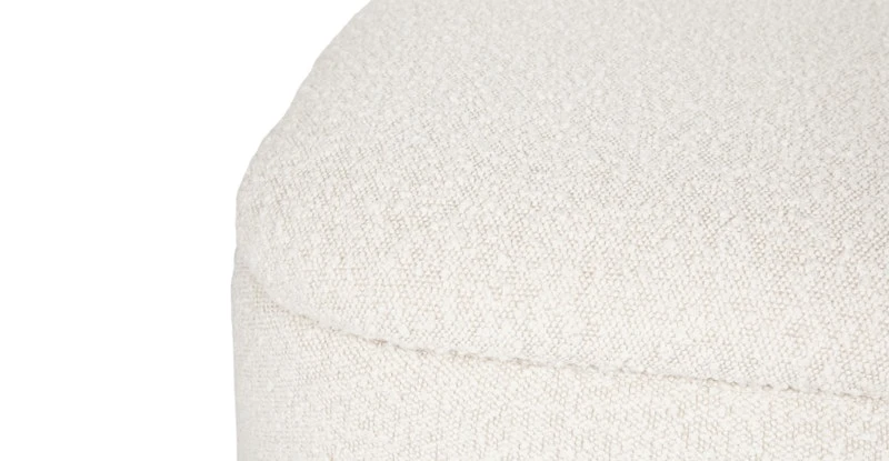 Maribo Ivory Bouclé 19" Storage Ottoman 2 Maribo Ivory Bouclé 19" Storage Ottoman - Image 2