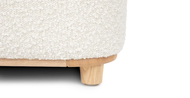 Maribo Ivory Bouclé 19" Storage Ottoman 6 Maribo Ivory Bouclé 19" Storage Ottoman - Image 6