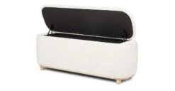 Maribo Ivory Bouclé 48" Storage Ottoman 14 Maribo Ivory Bouclé 48" Storage Ottoman -Article Shop image71199