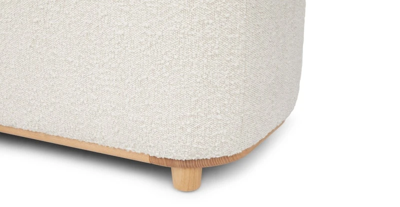 Maribo Ivory Bouclé 48" Storage Ottoman 9 Maribo Ivory Bouclé 48" Storage Ottoman - Image 9