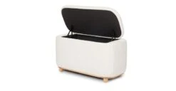Maribo Ivory Bouclé 32" Storage Ottoman 14 Maribo Ivory Bouclé 32" Storage Ottoman -Article Shop image71211