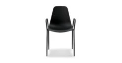 Svelti Pure Black Stackable Dining Armchair 12 Svelti Pure Black Stackable Dining Armchair -Article Shop image71689