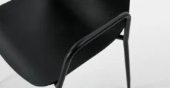 Svelti Pure Black Stackable Dining Armchair 15 Svelti Pure Black Stackable Dining Armchair -Article Shop image71692