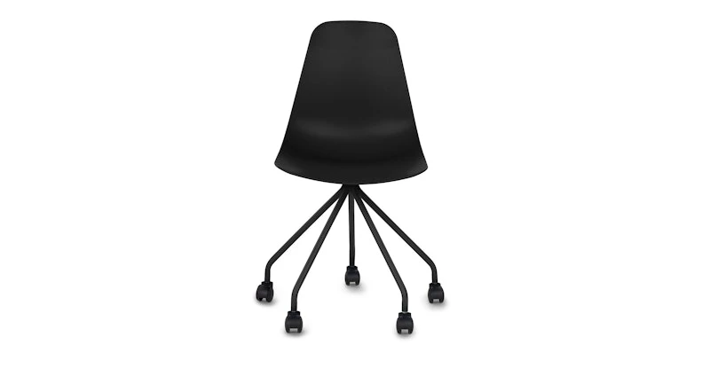Svelti Pure Black Office Chair 2 Svelti Pure Black Office Chair - Image 2
