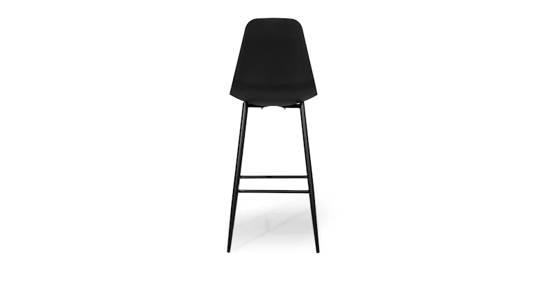 Svelti Pure Black Bar Stool 4 Svelti Pure Black Bar Stool - Image 4